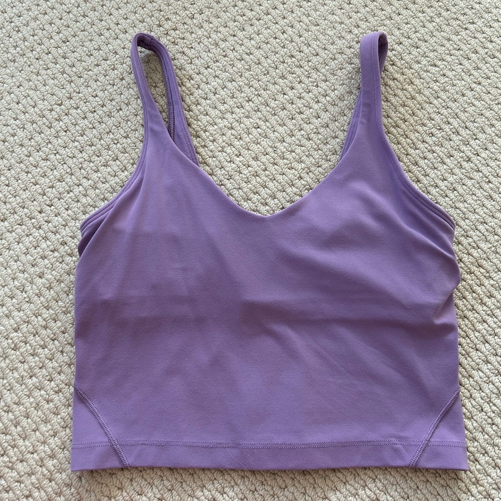 wisteria purple align tank 4